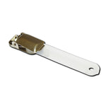 Copy of 2.75" Reinforced Opaque White Vinyl Suspender Badge Clip