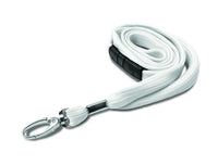 3/8'' Premium Flat Braid Lanyard with Safety Breakaway Fitting & Swivel Hook (multiple colors)