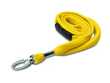 3/8'' Premium Flat Braid Lanyard with Safety Breakaway Fitting & Swivel Hook (multiple colors)