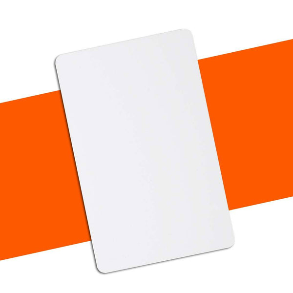 CR80.10 Mil Mylar Adhesive backed PVC Cards